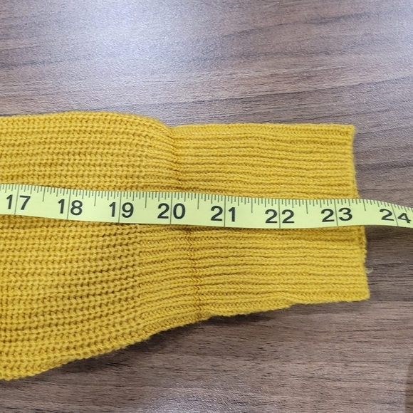 KOJOOIN Women's Button Down Ribbed Knit Slim Long Sleeve V Neck Sweater Dress M - Picture 10 of 12